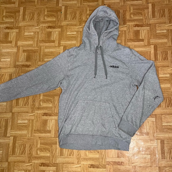 Medium grey adidas hoodie - Picture 1 of 5